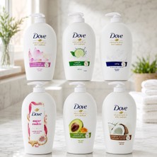Dove Sıvı Sabun 6 ' Lı Set ( 56X 450 ml ) Lotus - Salatalık/yeşil Çay-Caring-Sugar Cookie-Avokado-Hindistan Cevizi