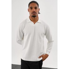 Redline Mellow Oversize Sweatshirt Beyaz