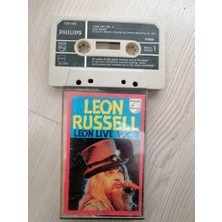 Plakperest Leon Russell  - Leon Lıve Vol. 2 - 1973 Hollanda Basım Kaset