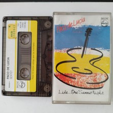 Plakperest Paco De Lucia Sextet  –  Live... One Summer Night    – 1985 Türkiye Basım  Kaset Albüm