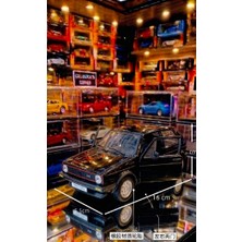 Oyuncak Sahili Volkswagen Golf Mk1 Gti Klasik 1:24 Ölçek Diecast Metal Araba Kapılar Açılır 16CM Koleksiyon Özel Nostalji Model