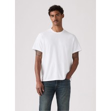 Levi's Ng Essentıal Tee Tr Brıght Whıte Erkek Bisiklet Yaka Relaxed Beyaz T-Shirt 008BR-0001