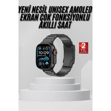 Hobilinka Akıllı Saat Arama Konuşma Gps ve Nfc Özelliği 3 Kordonlu Amoled Ekran