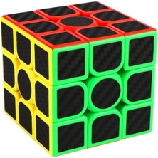 Karbon Fiber 3X3X3 Profesyonel Hız Küpü, 6+ Yaş Zeka Geliştirici