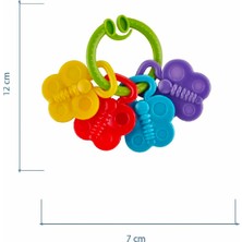 Babyjem Renkli Çıngırak Soft Dişlik