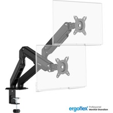 Ergoflex Ef X16 Çift Kol 17-32 Inch 2-9 kg Amortisörlü Monitör Standı 2026 Versiyon
