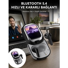 Teknoparkx Enc Destekli Bluetooth 5.4 Kulaklık – Eq Ayarlı, Akıllı Kutulu - Lisinya