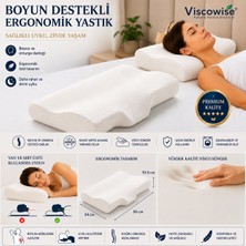 Viscowise Servikal Yastık Vısco/56*34*10,5 cm (Çantalı)
