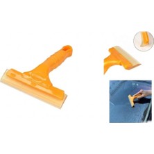 TKÇ Oto Cam Temizleme Kurulama Çekçek Cam Sil Pratik Su Çekme Aparatı Turuncu 14CM