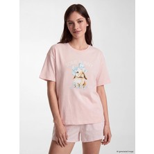 Lc Waikiki Yeni Sezon Baskılı Kadın Şortlu Pijama Takımı