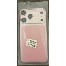 SDT iPhone 11 - 17 Pro'ya Dönüşüm Kasa (Pembe)