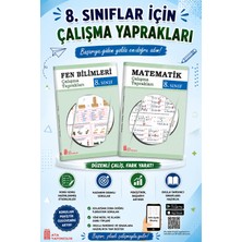 Ata Yayıncılık 8.sınıf Matematik- Fen Bilimleri Çalışma Yaprakları Seti