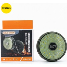 Piyatech Gold Orion OR-8208 USB Şarjlı LED Kamp ve Çadır Lambası - Asma Kancalı Taşınabilir Işıldak
