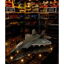 Oyuncak Sahili F22 Sky Fıghter Uçak Navy Air Force 5nci Nesil Savaş Uçağı 18.5cm Çekbırak Işıklı Sesli Falcon Model Uçak Koleksıyon
