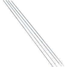 Ttt Ince Kare Kesim Metal Ciğer ve Domates Şişi - 50 cm