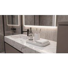 Eocraft Xl Büyük Boy Dikdörtgen Granit Yağlık Altlığı,yağdanlık Standı,mutfak Banyo Için Organizer (Cam Yağdanlıksız)