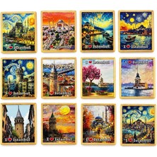 Mudanis Istanbul Temalı Buzdolapı Süsü Magnet ALK5404