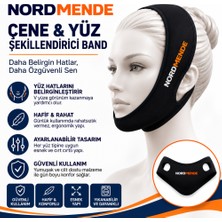 MidasTech  Çene ve Yüz Şekillendirici Band - Ayarlanabilir V-Line Yüz Toparlayıcı Band - Cırt Cırtlı