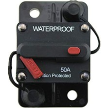 Obus Karavan Waterproof Dc Sigorta 50 Amper Otomatik Sigorta