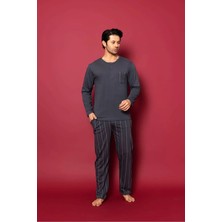Redline Erkek Uzun Kol Pijama Takımı Yeni Sezon 6707