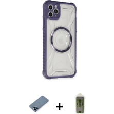 Marsilyan™- iPhone 11 Pro Max Kılıf Kutup Modern - Siyah Joko Magic 5d Hayalet Cam + Metal Kamera Lens Koruma Cam - Mı