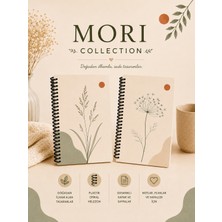 Zumio Mori Collection | A5 2'li Minimal Botanik Defter Serisi – Wild Grass & Bloom | 50 Yaprak |