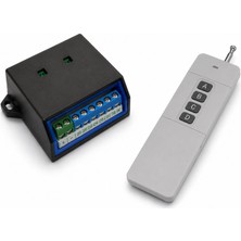 Sanec 12V 4 Kanal Omron 16 Amper Kutulu + 1 Adet 433 Mhz Uzun Menzil Kumanda 3000 Metre