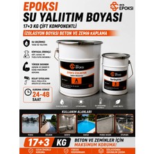 Esc Epoksi Su Yalıtım Boyası 20 Kg Çift Komponentli İzolasyon Boyası Beton ve Zemin Kaplama