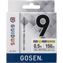Gosen Guidus Pex9 150M #0.5 (0.117MM) 13LB / 5.9kg Ip Misina
