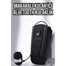 Elivora Makaralı Bluetooth Kulaklık Çağrı Cevaplama Kablolu Uzun Pil Ömrü