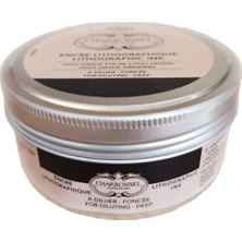 Lefranc&Bourgeois Charbonnel : Macun Mürekkep (Litho High Grade Paste):  125 gr : Siyah