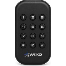 Wıxo Elektronik Şifreli Kabin Kilidi | Tuş Takımlı Akıllı Dolap Kilidi Siyah