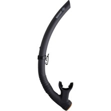 Beuchat Spy Tahliyeli Şnorkel - Cloud Black