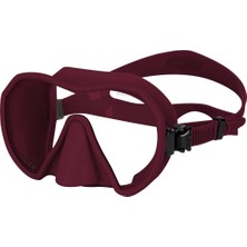 Beuchat Maxlux S Mask Dalış Maskesi - Wine Red