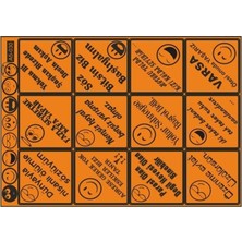 Belirtilmemiş A5 Sticker 042 Tek Paket Çoklu Sticker