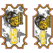 Bmw Gs R1150 Uyumlu Yan Çanta Üst Sticker