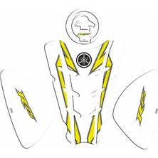Yamaha R25 2014 - 2018 Uyumlu Tank Pad Set 013