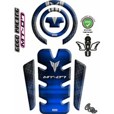 Yamaha MT07 2021 - 2024 Uyumlu Tank Pad 006