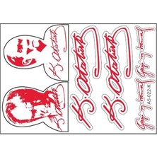 Belirtilmemiş A5 Sticker 032 Tek Paket Çoklu Sticker