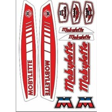 Belirtilmemiş Mobylette 002 Sticker