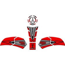 Rks Srk 125 R 2023 - 2025 Uyumlu Tank Pad Set 001