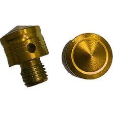 Belirtilmemiş Universal 10 mm Gold Vida Tapası - Ayna Delik Tıkacı - Ayna Vidası