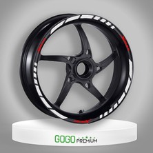 Reflektör Beyaz Iı Yamaha Xmax Uyumlu 1 Set Jant Şeridi