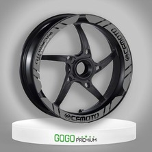 Cf Moto Uyumlu Siyah 1 Set Jant Şeridi