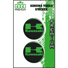 Kawasaki Uyumlu Koruma Takozu Ikili Damla Sticker