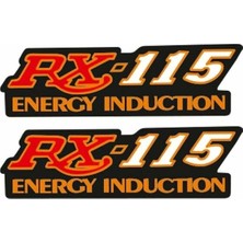 Yamaha RX115 Uyumlu Damla Stıcker Set 002