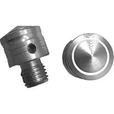 Belirtilmemiş Universal 10 mm Gümüş Vida Tapası - Ayna Delik Tıkacı - Ayna Vidası