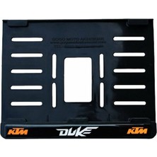 Ktm Duke Uyumlu 2 Plastik (15X24 Cm) Kırılmaz Plakalık