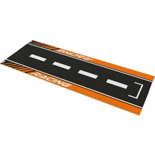 Belirtilmemiş Universal Turuncu Desenli 80 x 220 cm Kaydırmaz Motosiklet Halısı