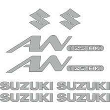 Suzuki Suzukı An 125 Hk Uyumlu Sticker Set